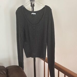 American eagle gray sweater